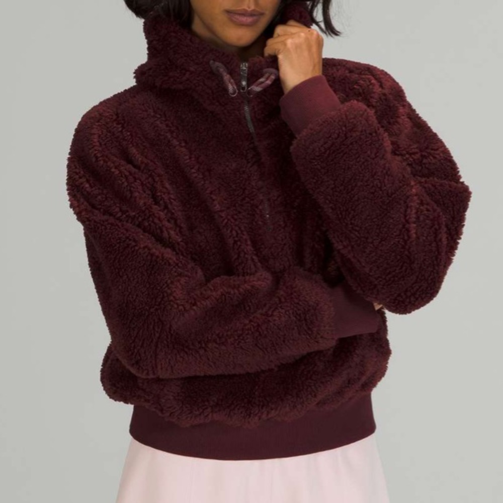 NWT! Lululemon Textured Fleece 1/2 Zip